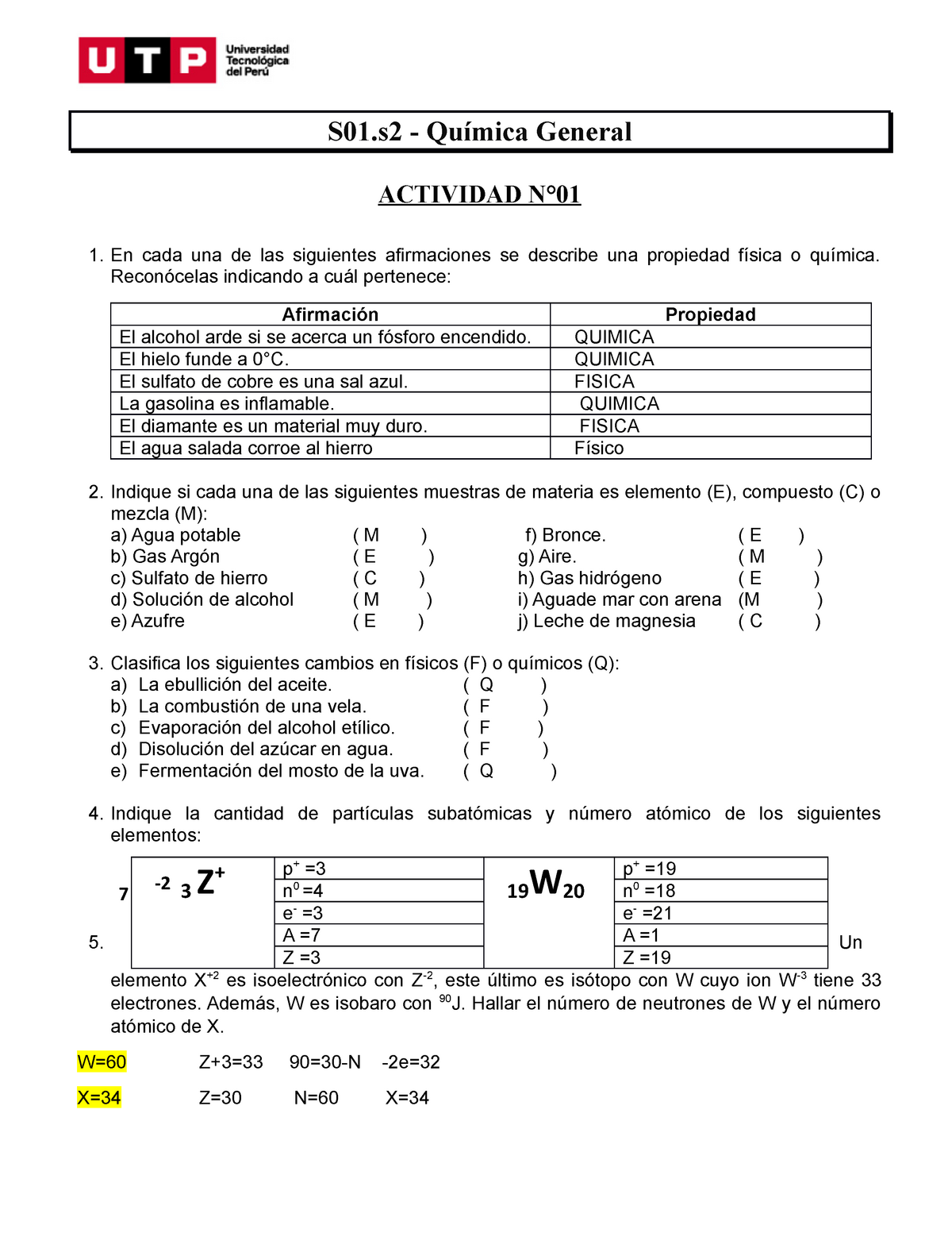 I02n Ejercicios S01 S2 Quimica General 1280 Utp Studocu