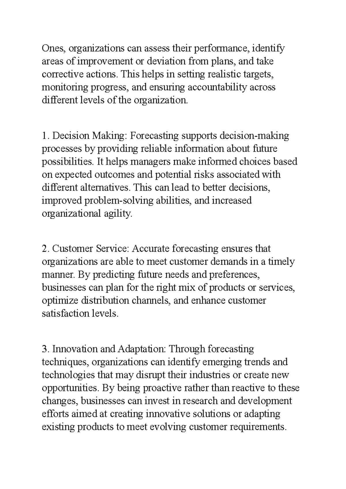 Quantitative techniques in planning and controlling - Ones ...