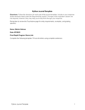 Written Assessment Unit 4 Introduction to Environment Sciences ...