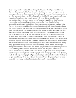 1:2 Page Write Up - Nazi Germany - I would first define race in the way ...