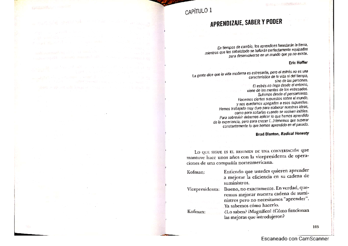 Cap I Aprendizaje Kofman Relaciones del Trabajo Studocu