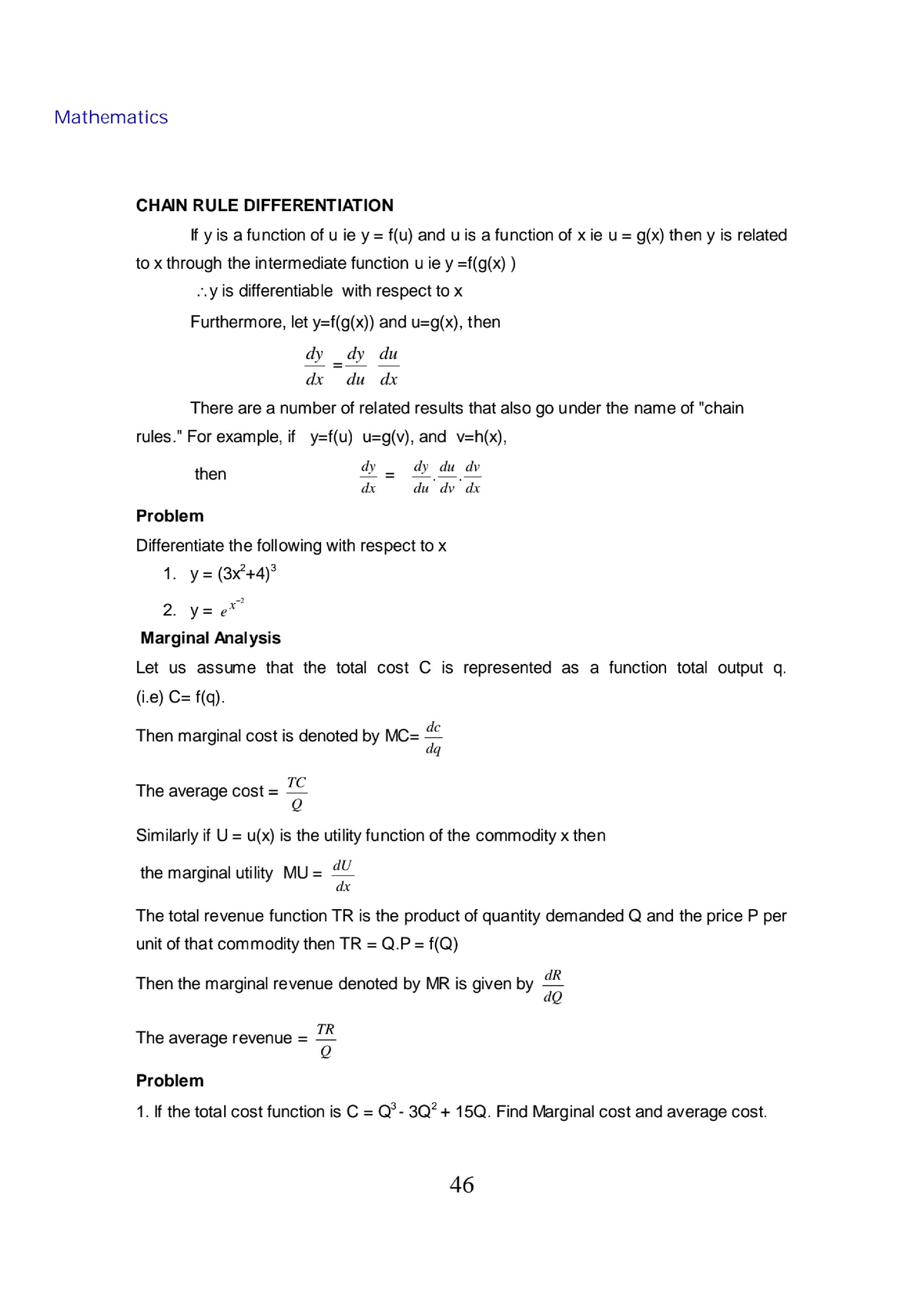 Part 4-mathematics B.sc Notes - Mathematics - Studocu