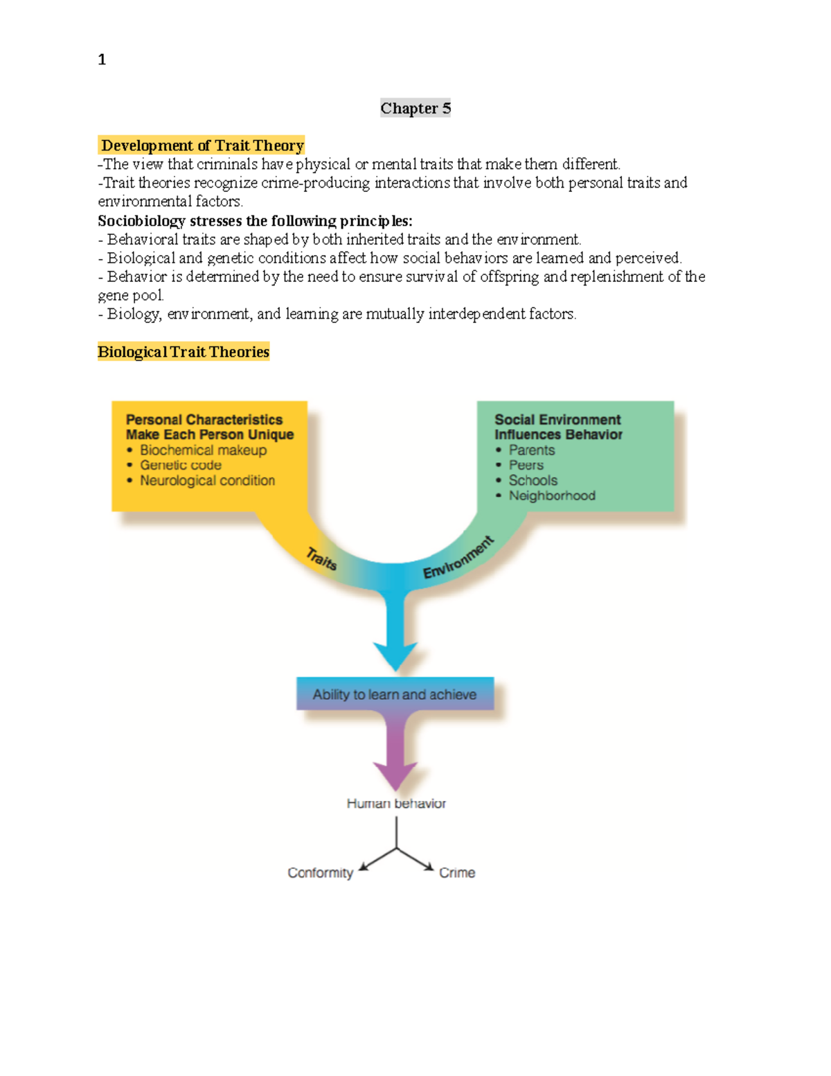 chapter-5-summary-criminology-1-chapter-5-development-of-trait