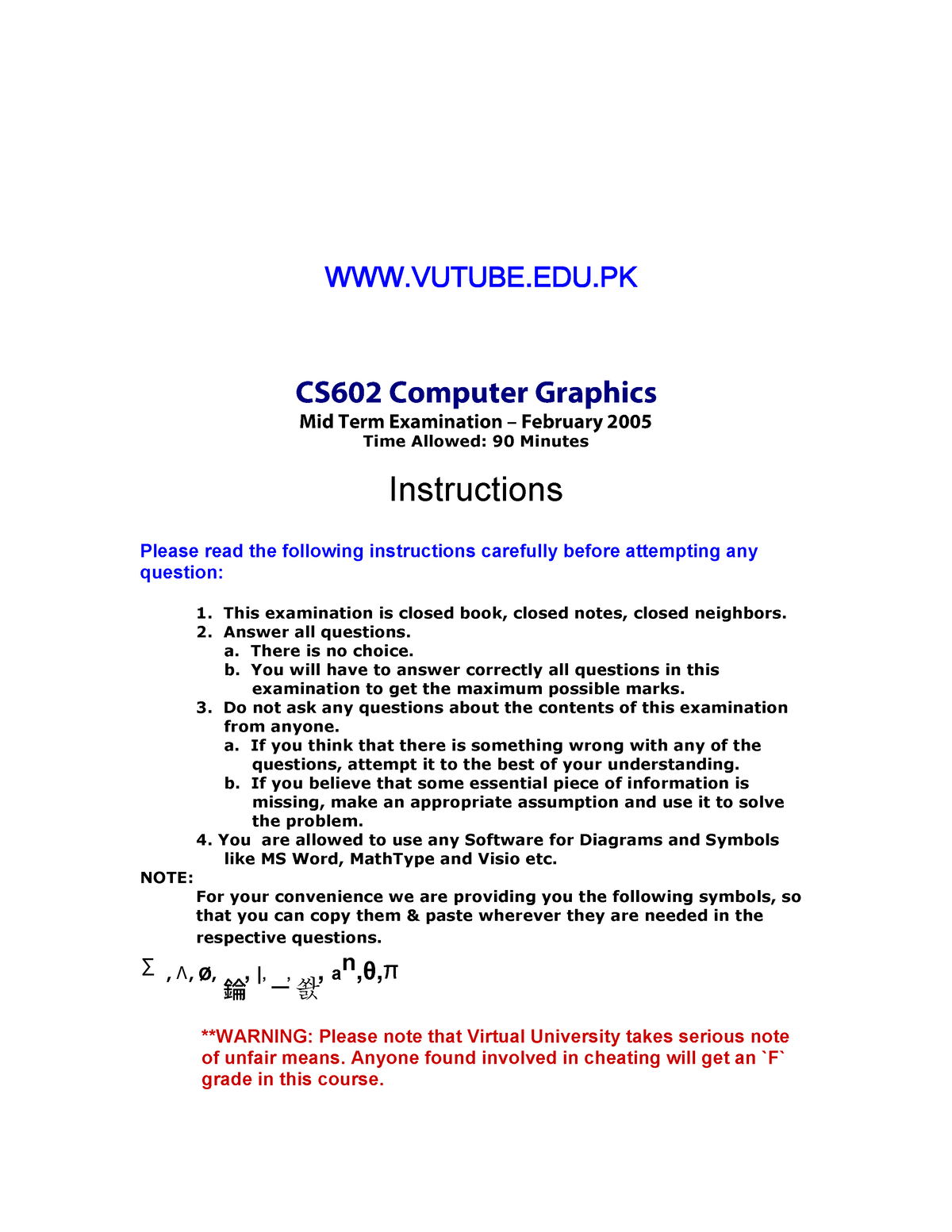 term paper on computer graphics