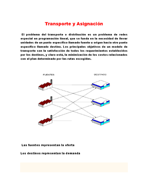 Problemas De Transporte Tarea 1 - Problemas De Transporte Tarea 1 ...