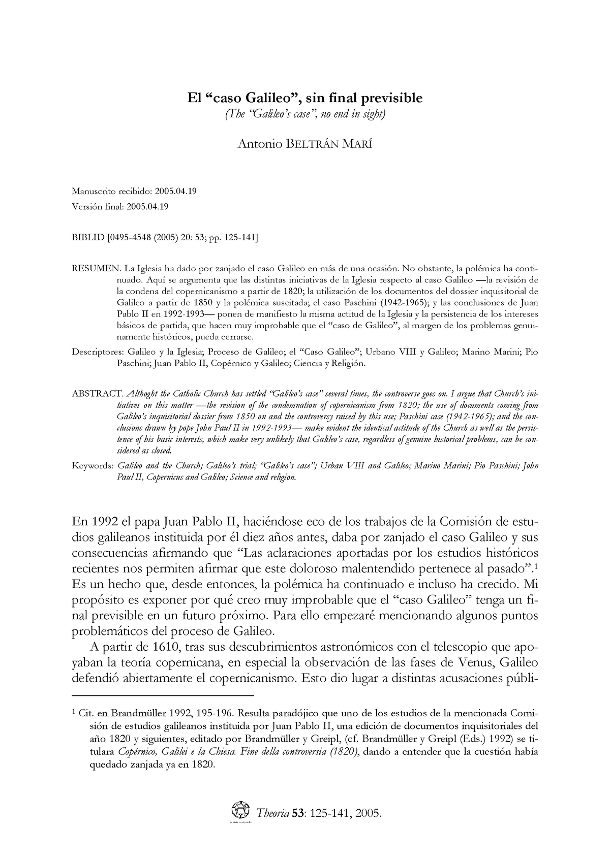 Gaudium ET SPES - GAUDIUM ET SPES Resumen: El 7 diciembre de 1965 el  Concilio Vaticano II aprobó la - Studocu