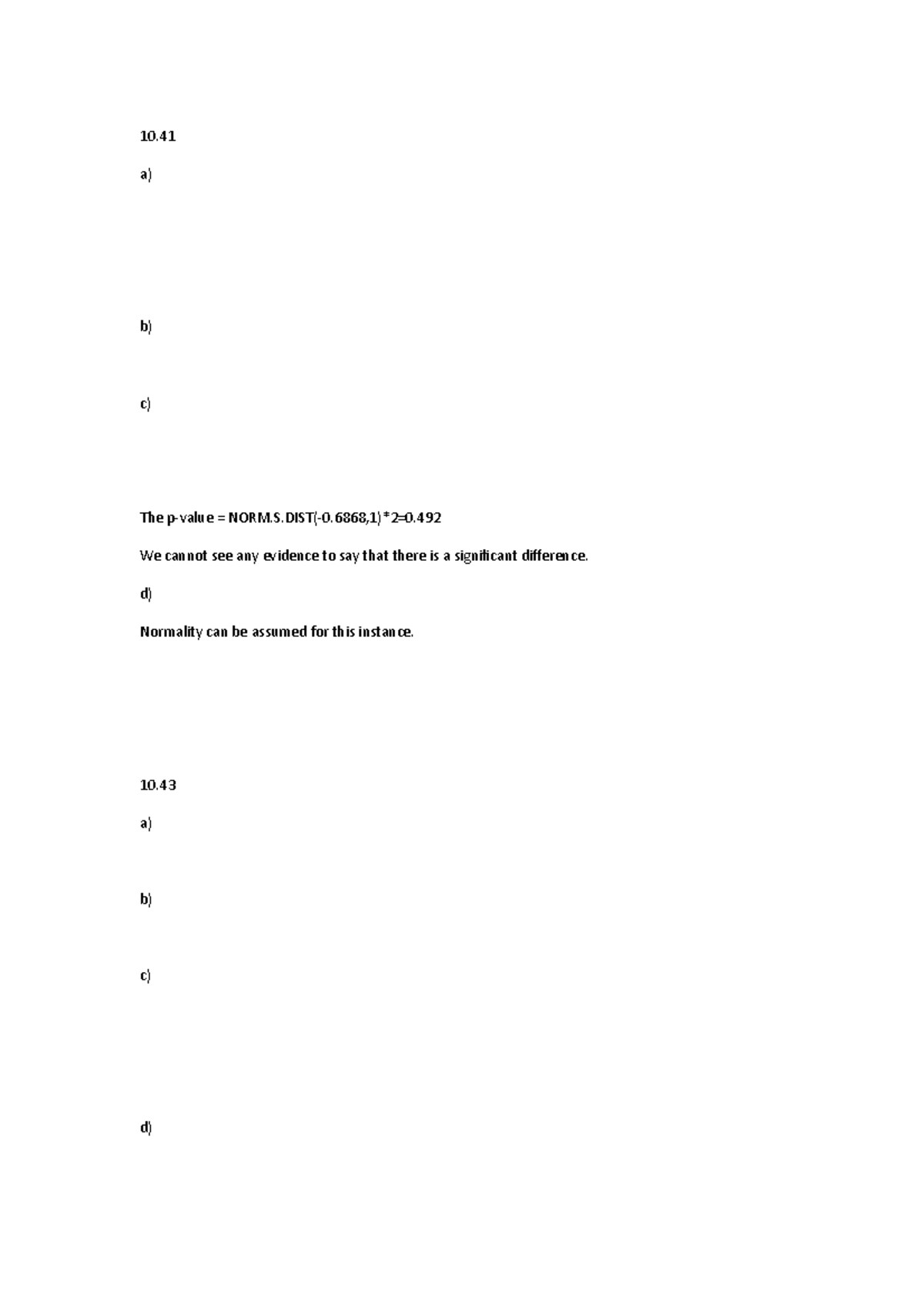 Stats module 4 lesson 3 10 a b c the p value norm s 0 1 2 0