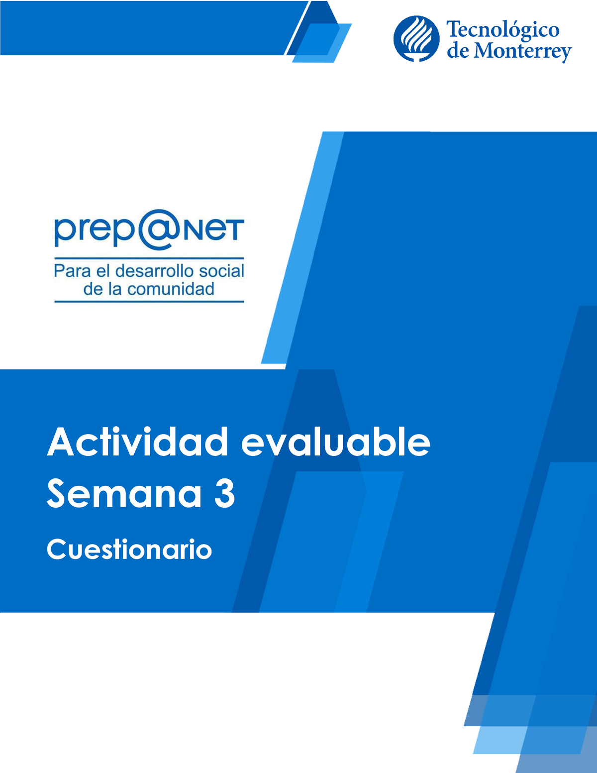 S3 Actividad Evaluable Cuestionario - Actividad Evaluable Semana 3 ...