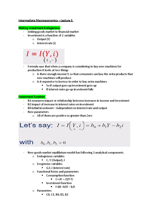 Intermediate Macroeconomics - Studocu