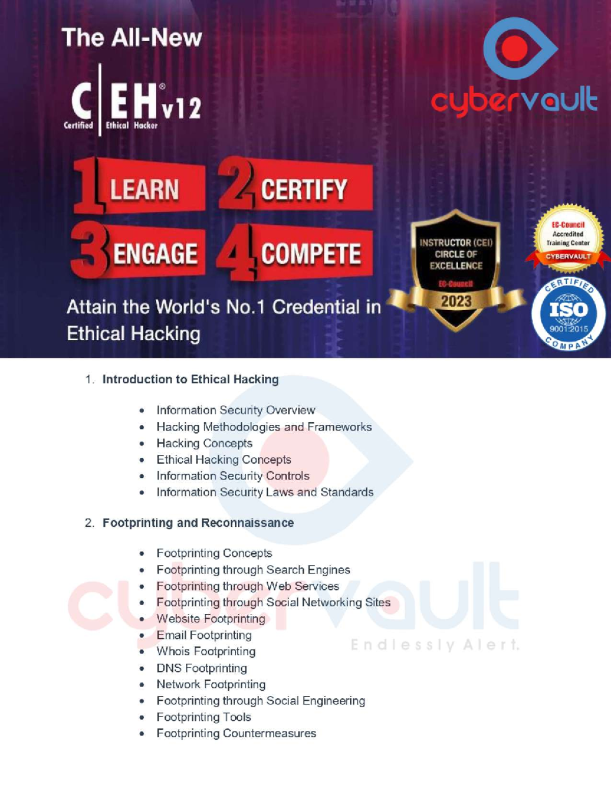 CEH V12 Cybervault - aghhadgiagdjij - Computer Engineering - Studocu