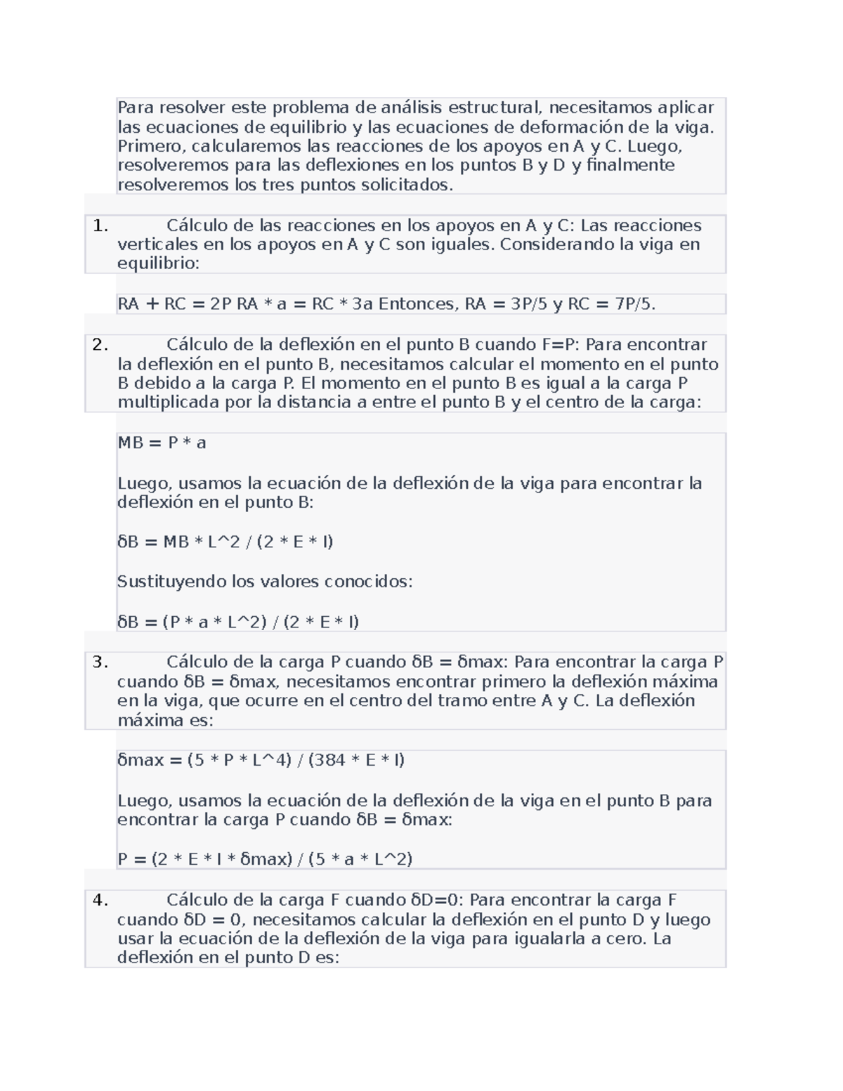 Problema De Análisis Estructural - Para Resolver Este Problema De ...