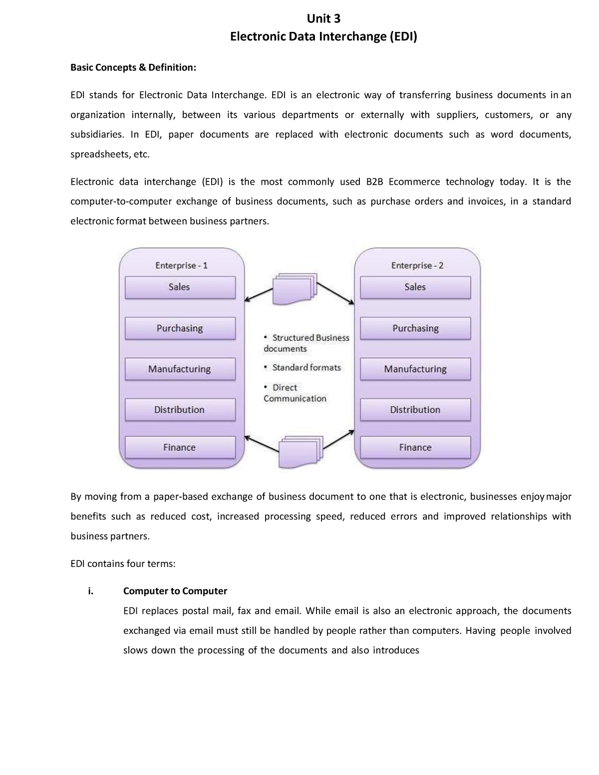 Inbound 8662708682932133940 - Unit 3 Electronic Data Interchange (EDI ...