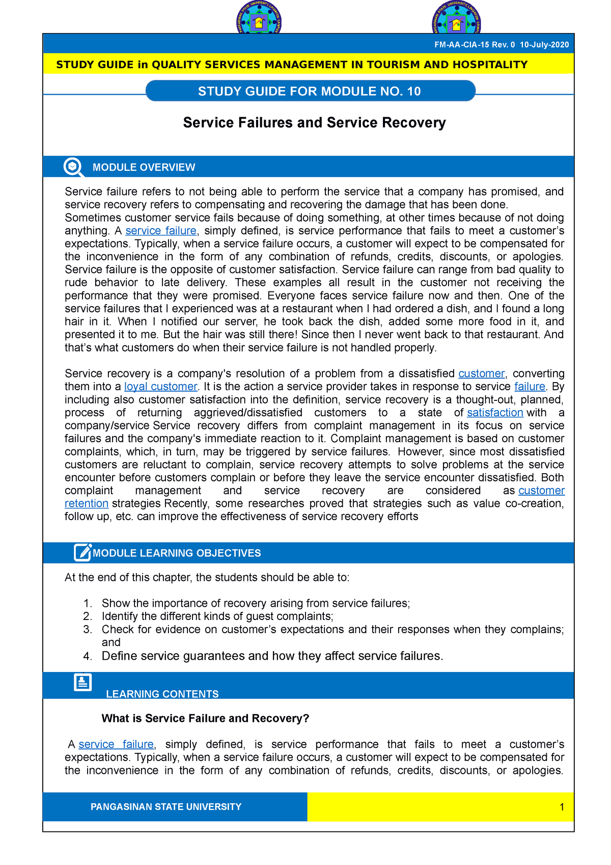 thc103-study-guide-10-service-failures-and-service-recovery-module