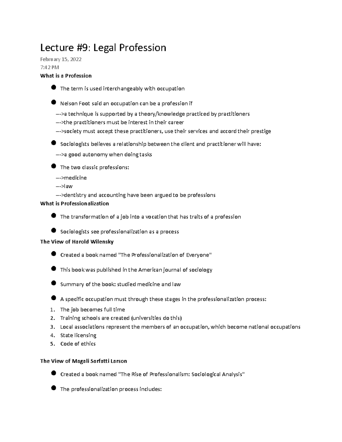 Legal Profession Act Regulations