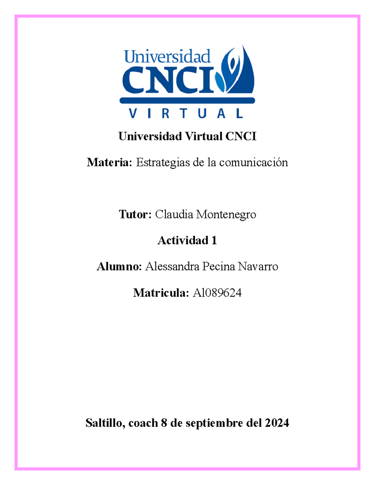 Universidad Virtual CN38 - Universidad Virtual CNCI Materia ...