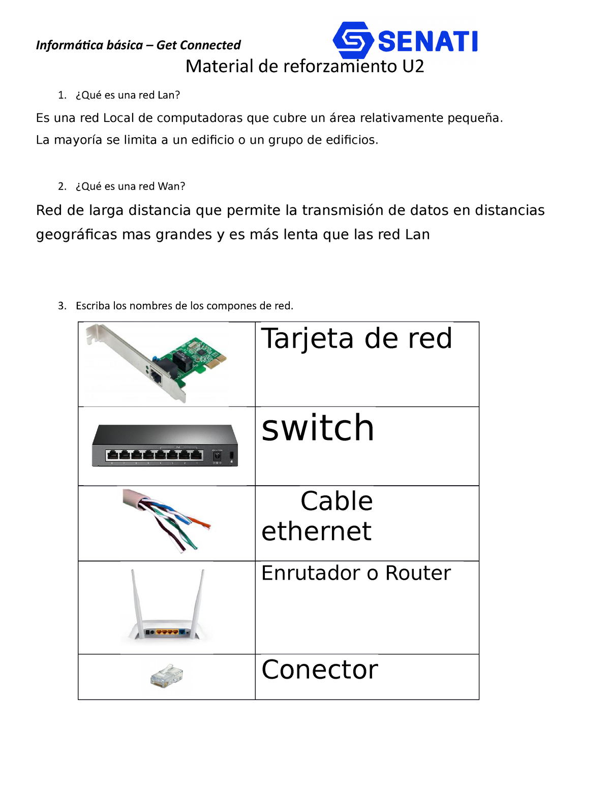 SINU-151 Unidad 02 Material Reforzamiento (1) - Material De ...