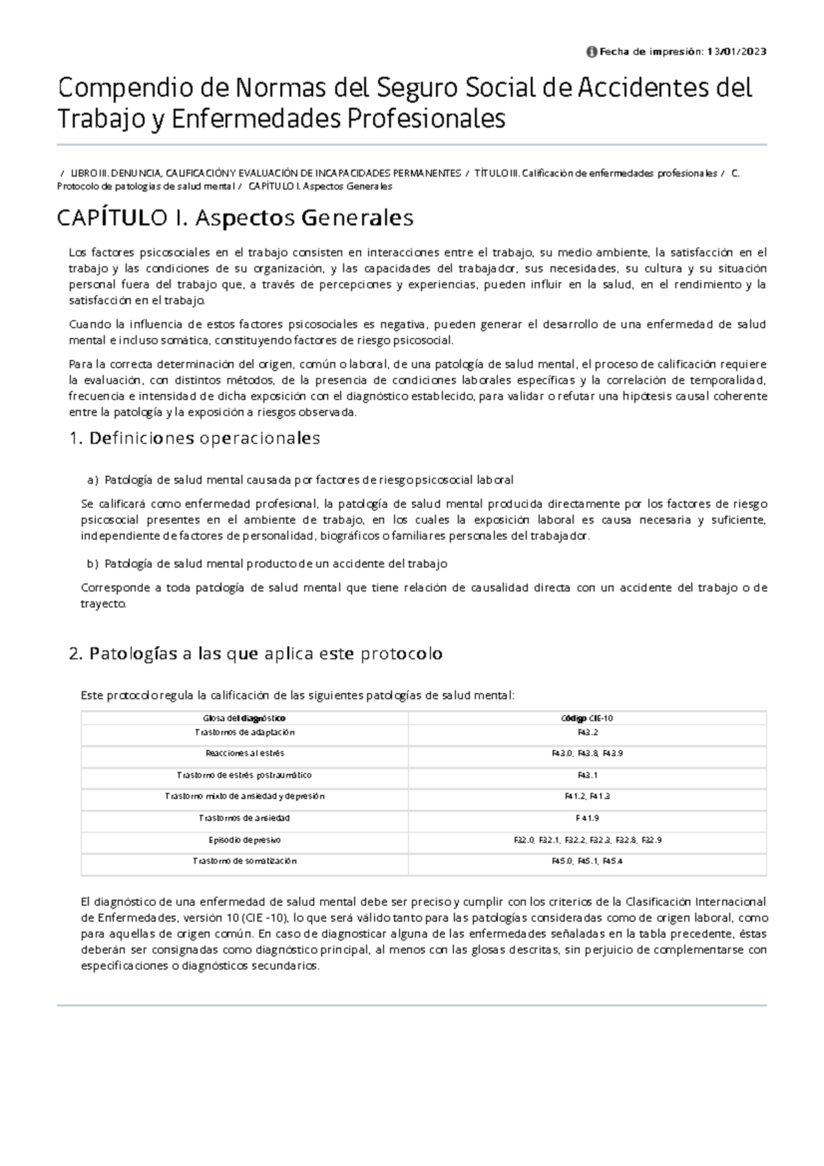 Compendio Suseso. Aspectos Generales Proceso De Calificación EP-SM - Fe ...