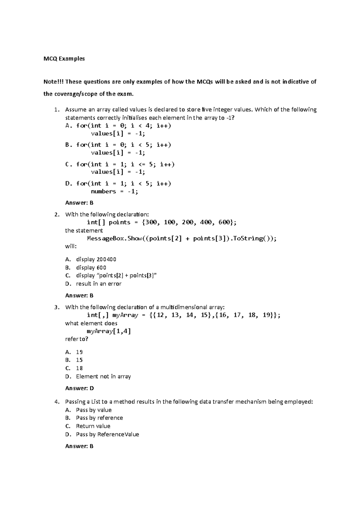 MCQ Examples of INF1003 in 2024.MCQ Examples of INF1003 in 2024.MCQ ...