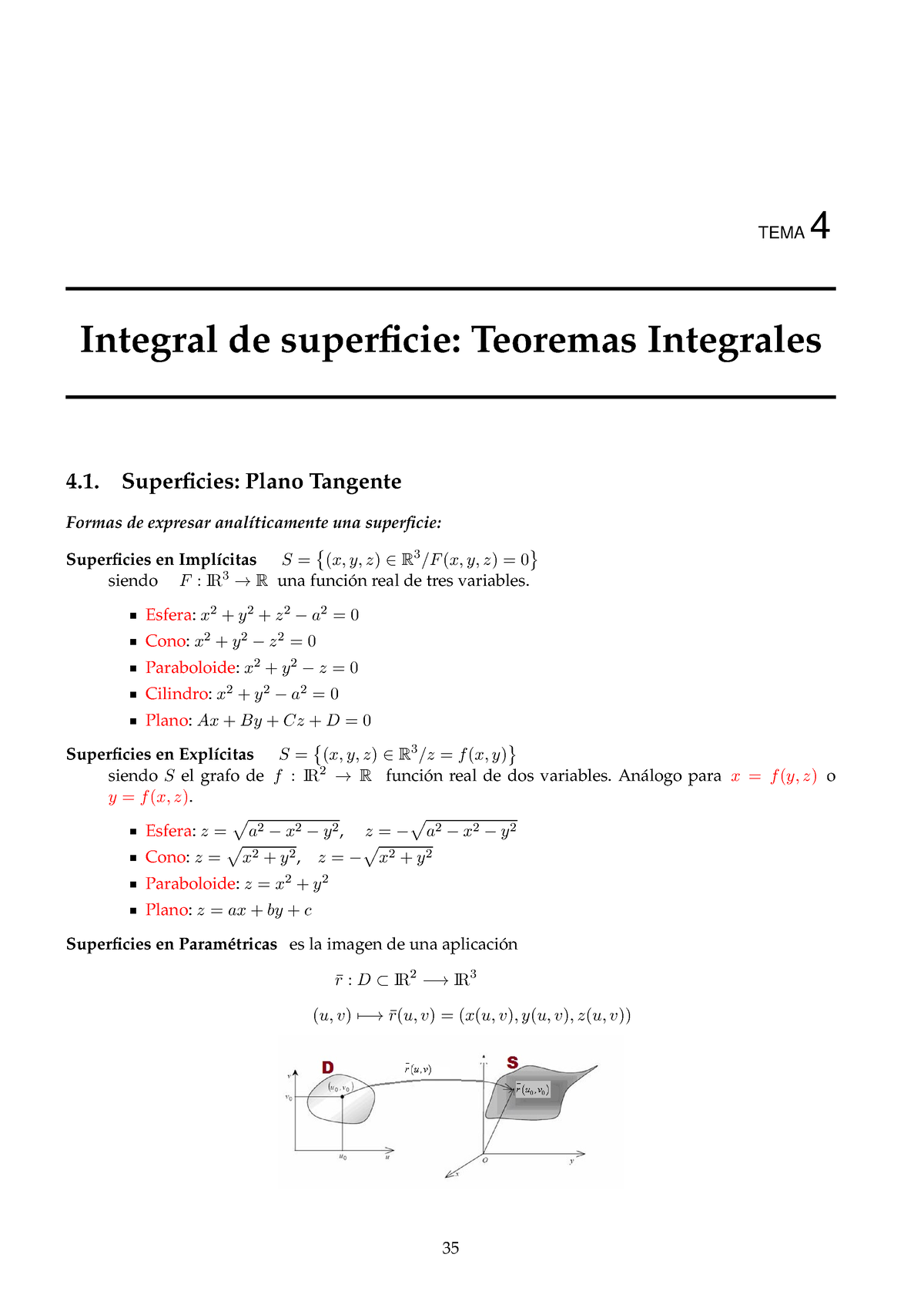 4ampliacion Integral Superficie+teoremas Integrales - TEMA 4 Integral ...