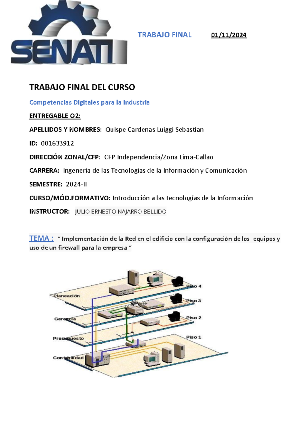 Entregable Final Competencias Industriales L Curso Trabajo Final Trabajo Final Del