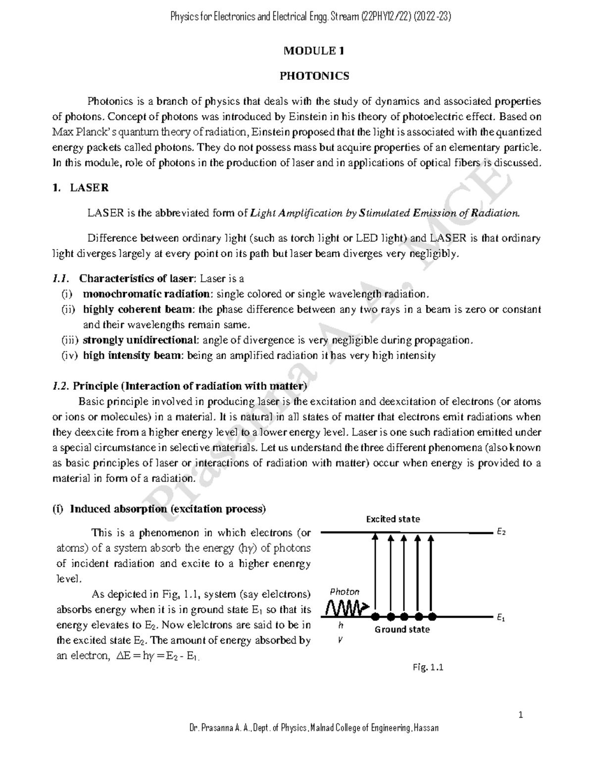 AEC module 1 BJT - Analog Devices Notes - Module 1. Bipolar Junction ...