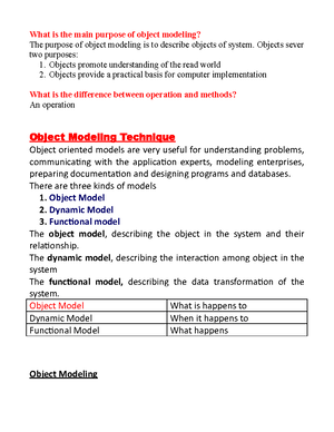 Object Modelling(Inheritance and Association) - Object Modelling When ...