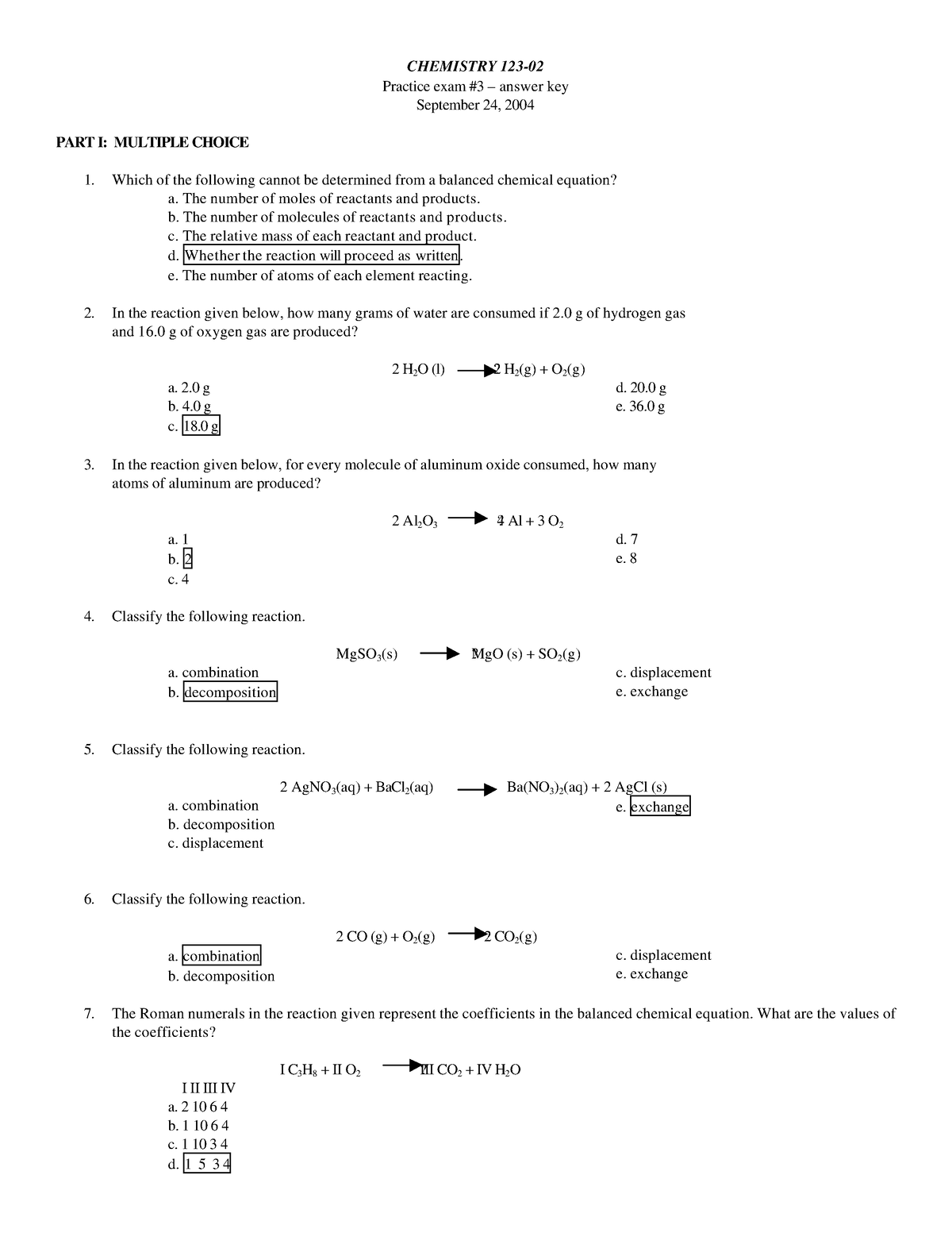 practice-exam-3-2004-key-chemistry-123-practice-exam-3-answer-key