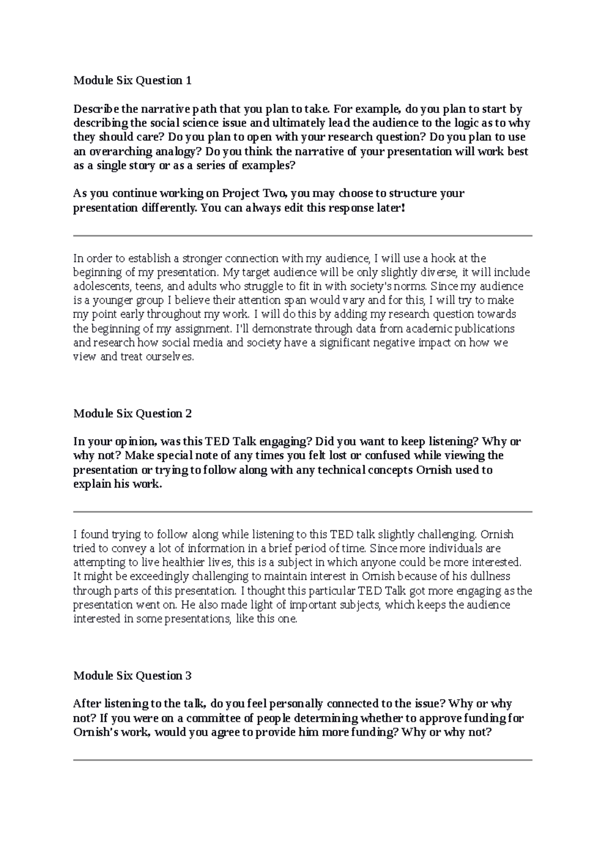 Amberly Dyal-Romero SCS 200 Applied Social Sciences - Module Six ...