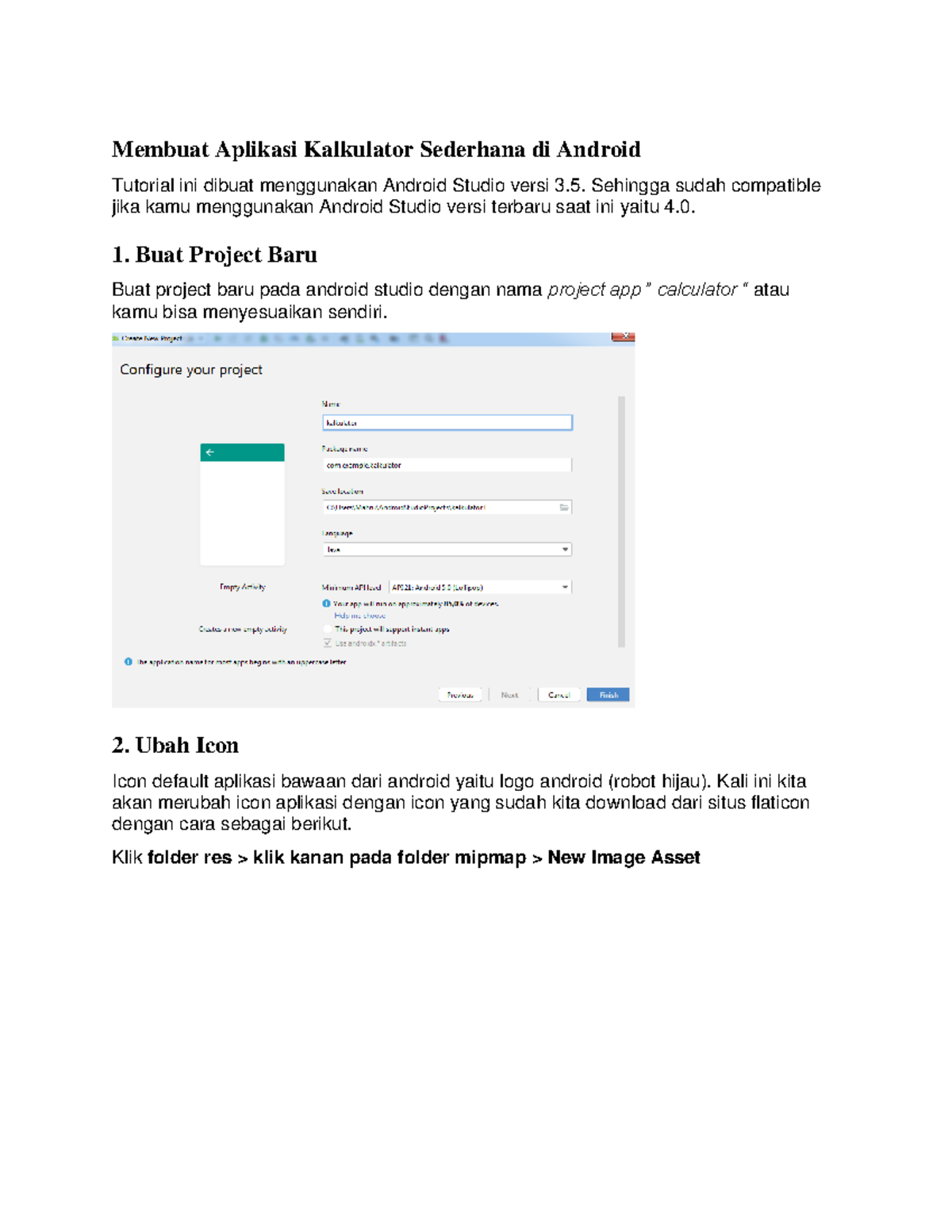 Membuat Aplikasi Kalkulator Sederhana di Android - Sehingga sudah ...