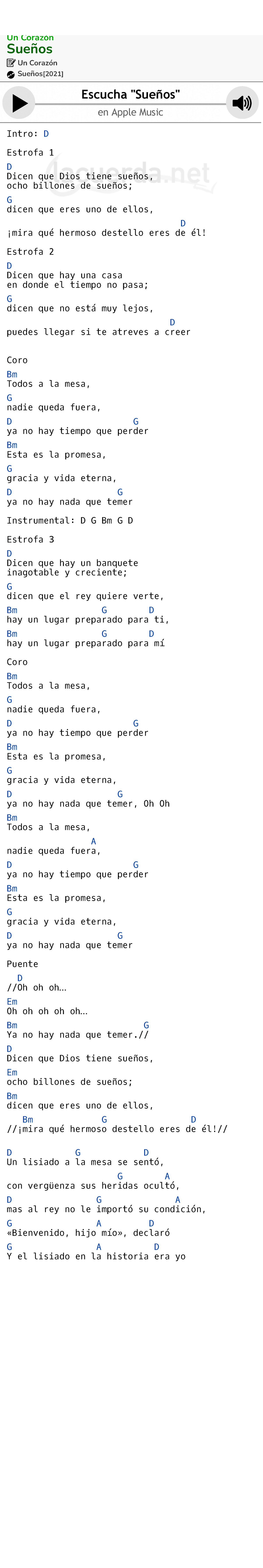 SUEÑOS, Un Corazón Acordes - Un Corazón Sueños[2021] Un Corazón Sueños ...