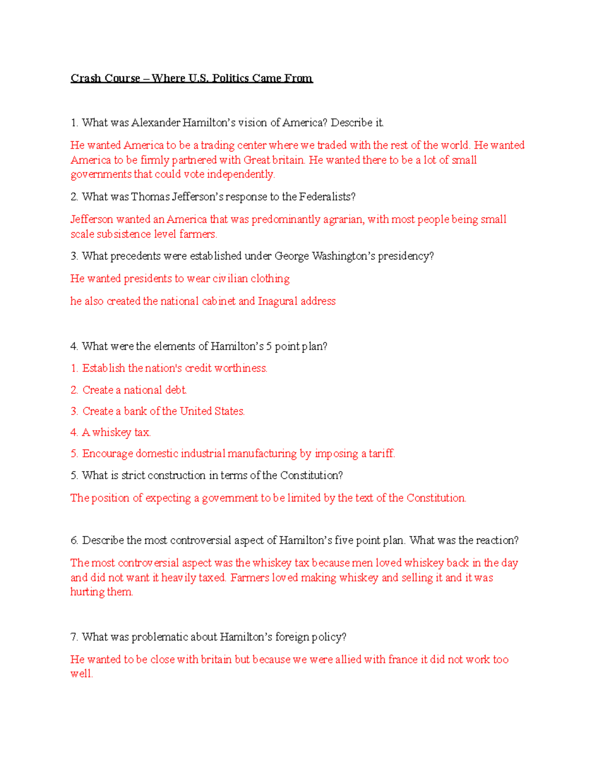 Copy of Copy of Crash Course American Politics Crash Course Where