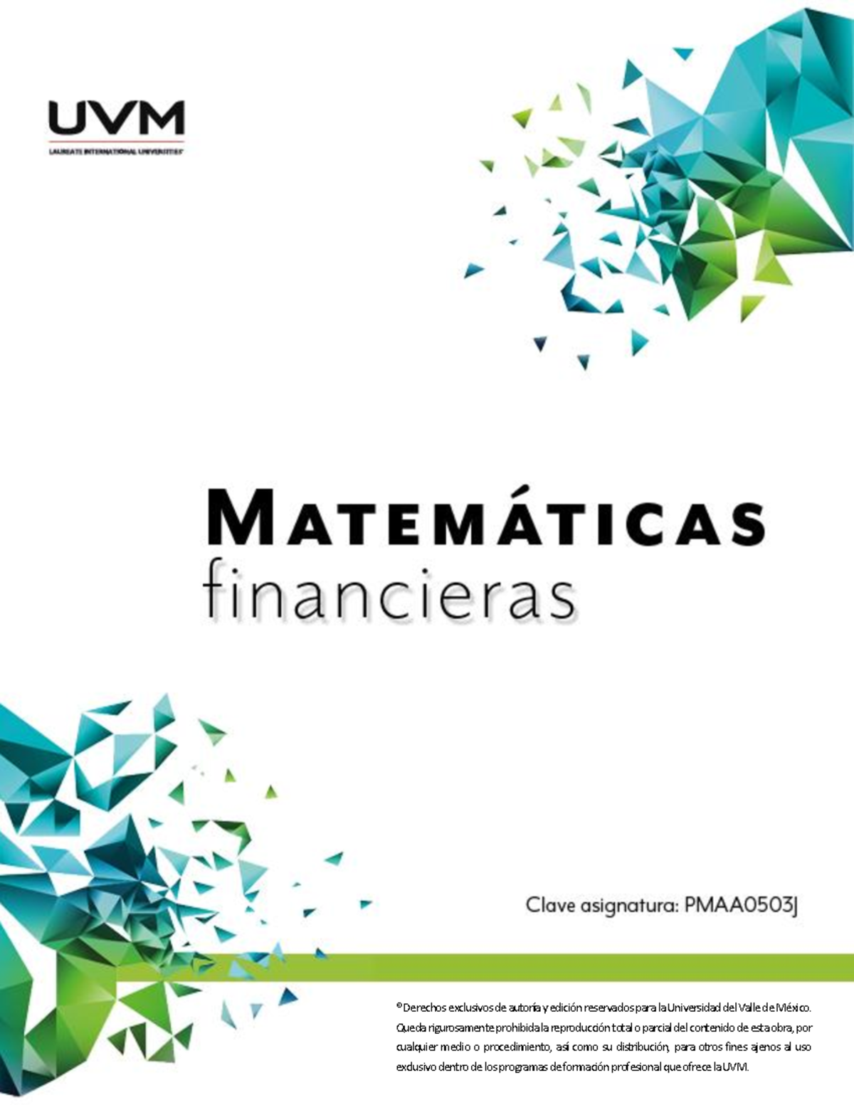 Syllabus Matematicas Financieras 042020 - Æ Derechos Exclusivos De ...