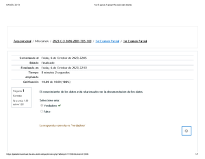2do Examen Parcial - Parte I Revisión Del Intento - Comenzado El ...