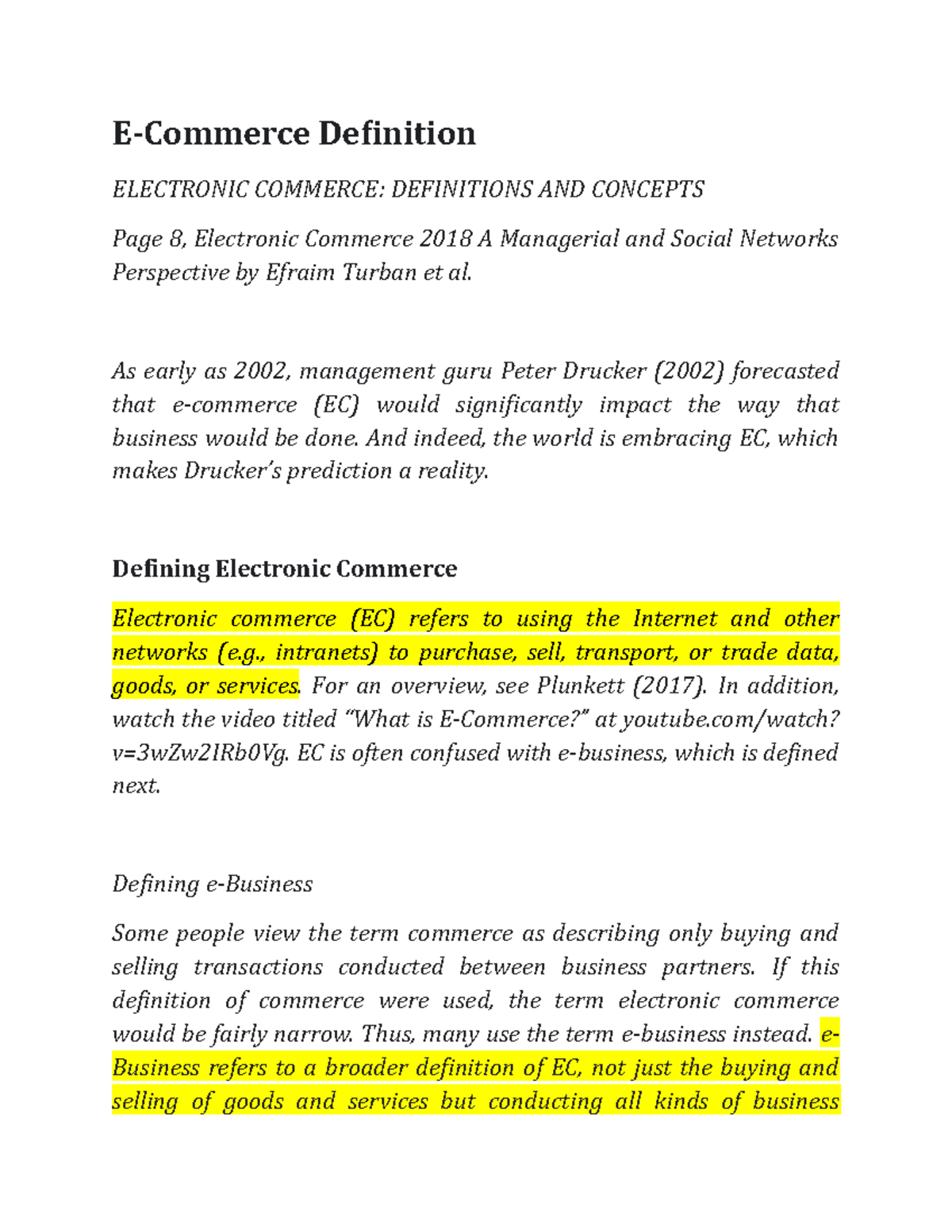 WEEK 1 - Computer Accounting - E-Commerce Definition ELECTRONIC ...