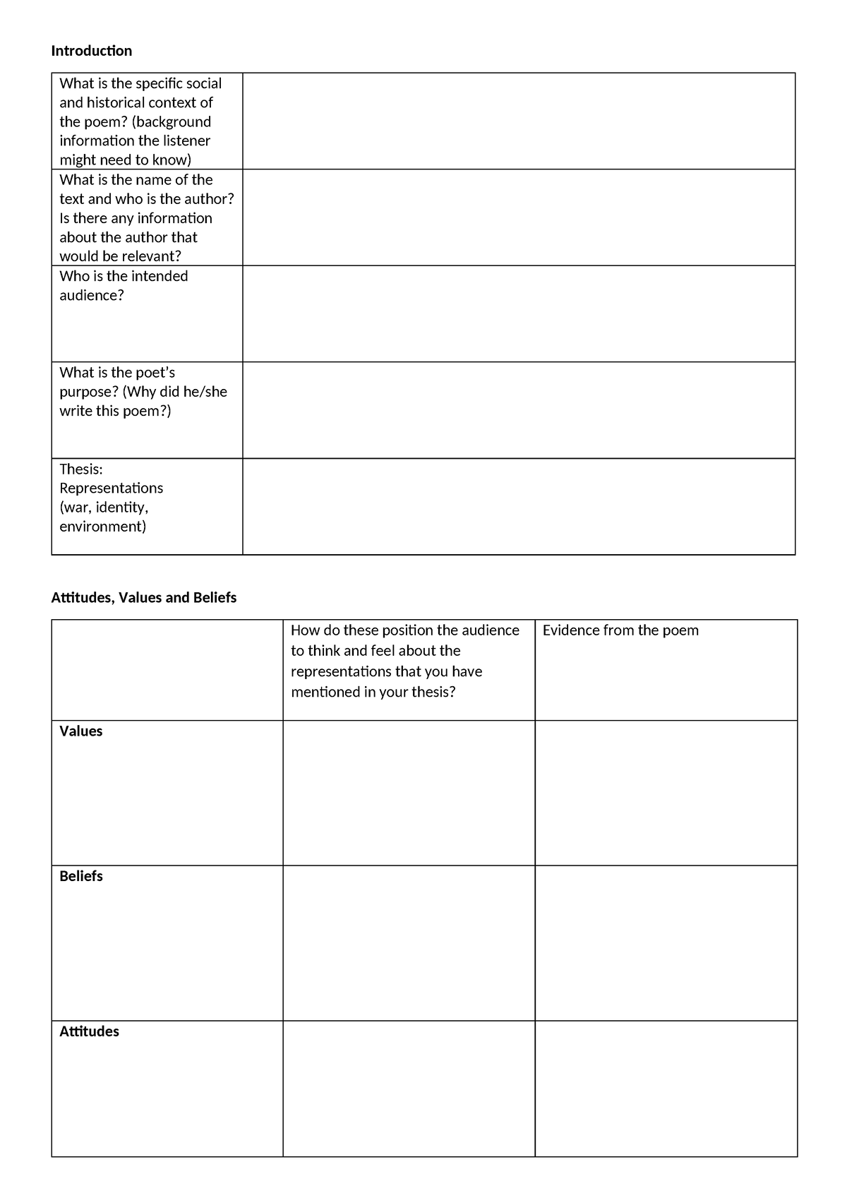 Blank Planning Document - Introduction What is the specific social and ...