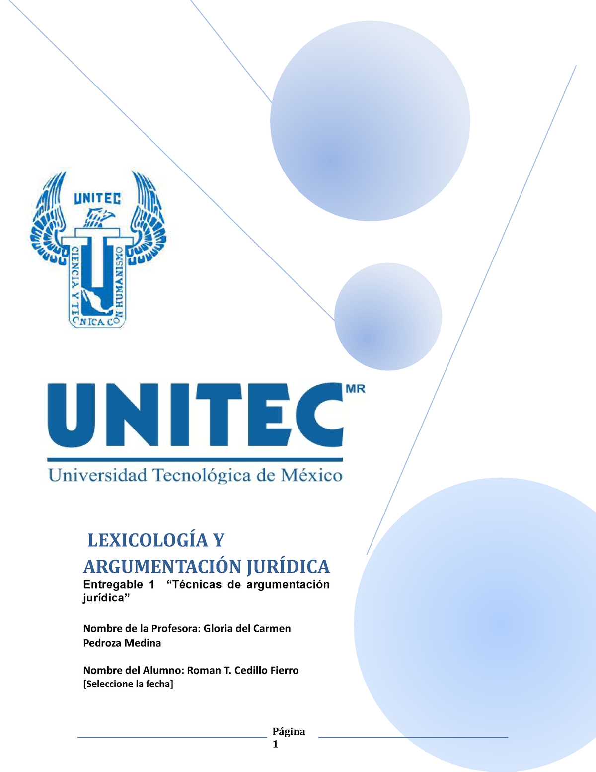 Entregable 1 Lexico - Apunte - Página LEXICOLOGÍA Y ARGUMENTACIÓN ...