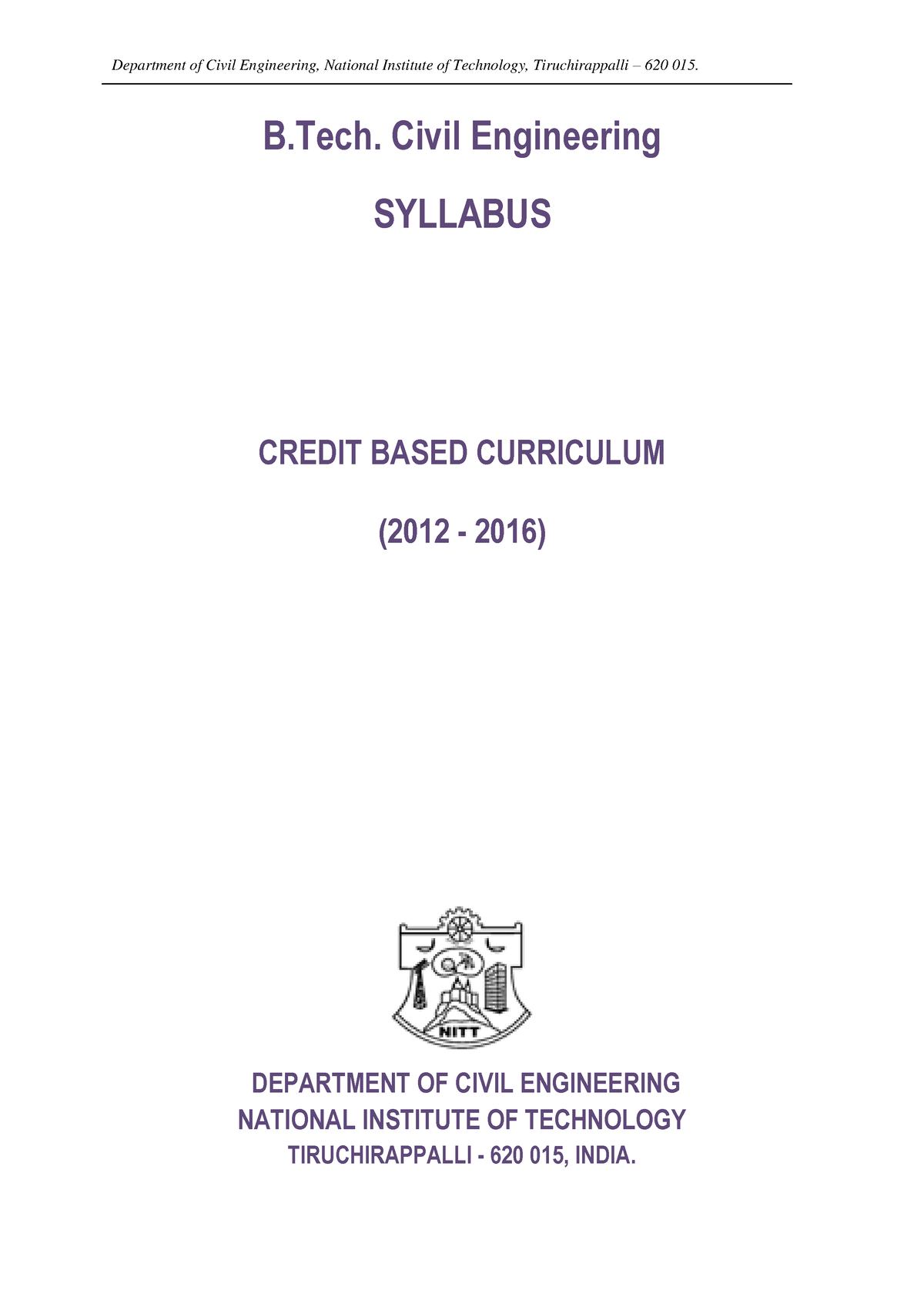 B Tech- Civil-2012 - Science Home Work - B. Civil Engineering SYLLABUS ...