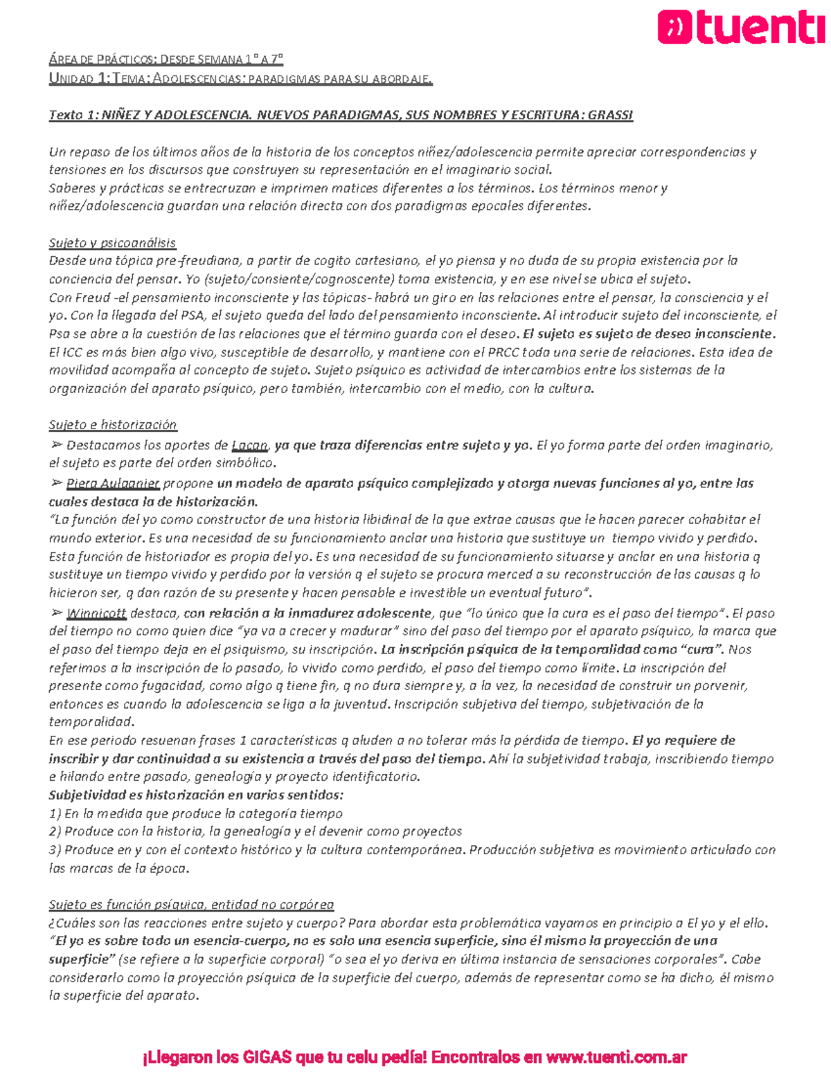 Resumen Primer Parcial - Warning: TT: undefined function: 32 Warning ...