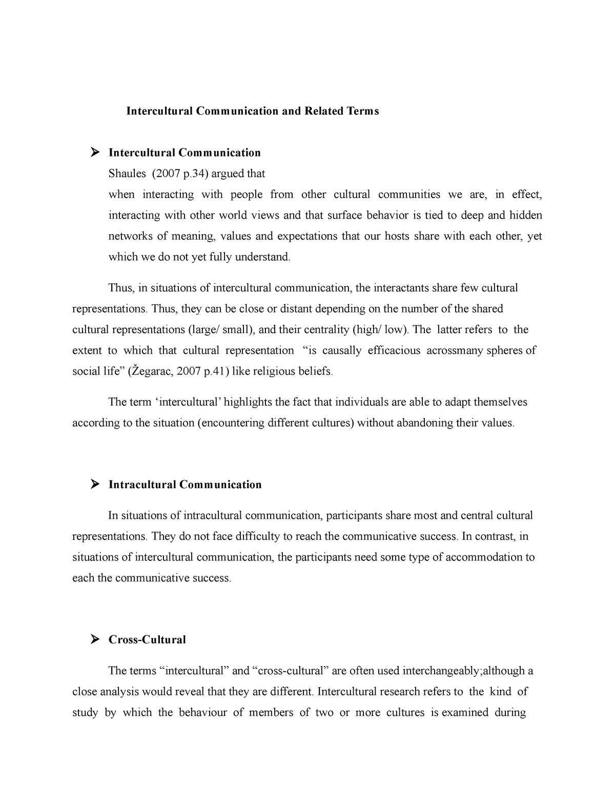 intercultural communication dissertation