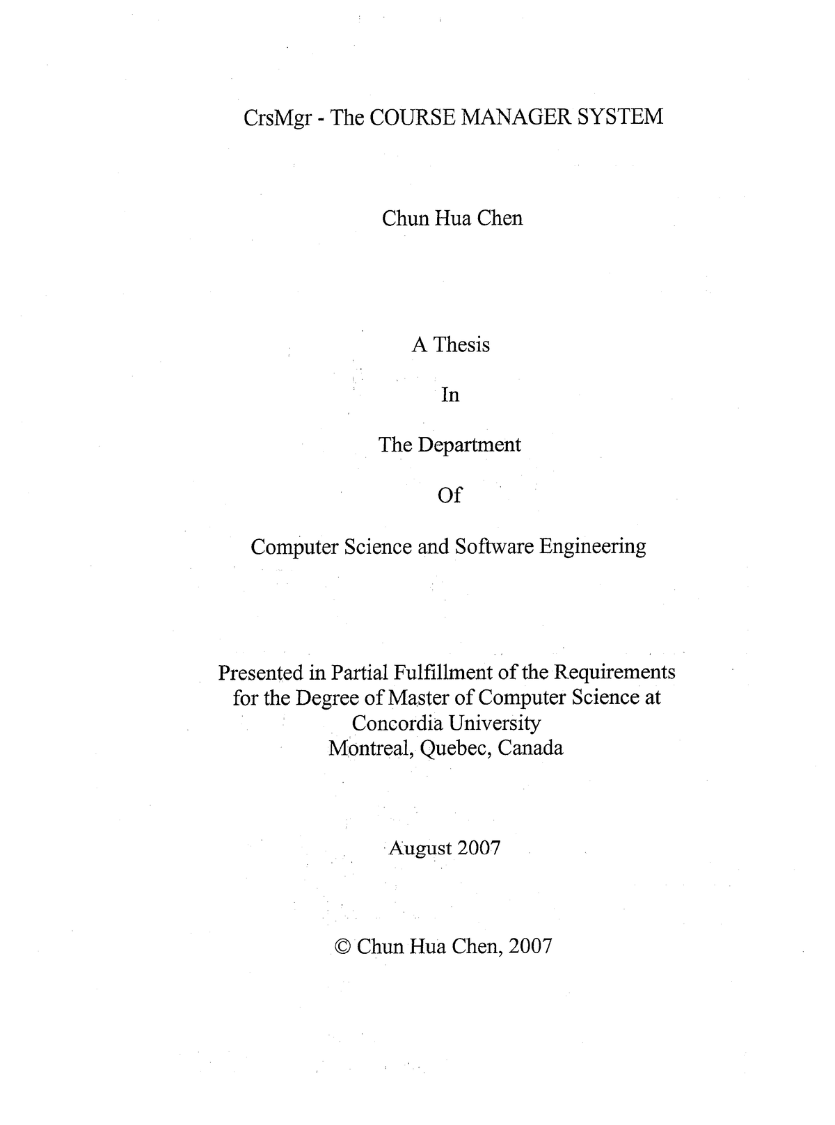 thesis submission concordia
