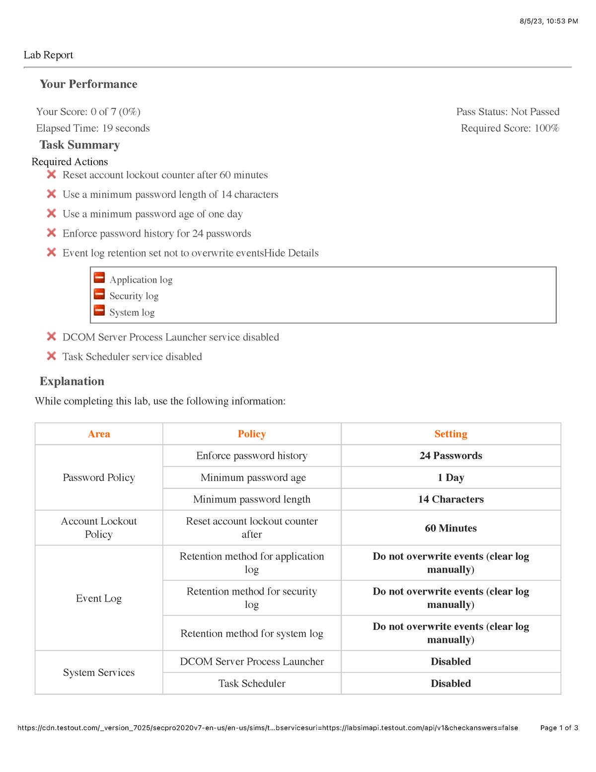 11.4.9 Scan for Domain Controller Vulnerabilities - 8/5/23, 10:53 PM ...