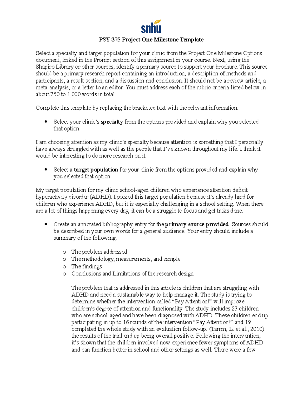 PSY+375+Project+One+Milestone+Template+-+Morgan+Severson - PSY 375 ...