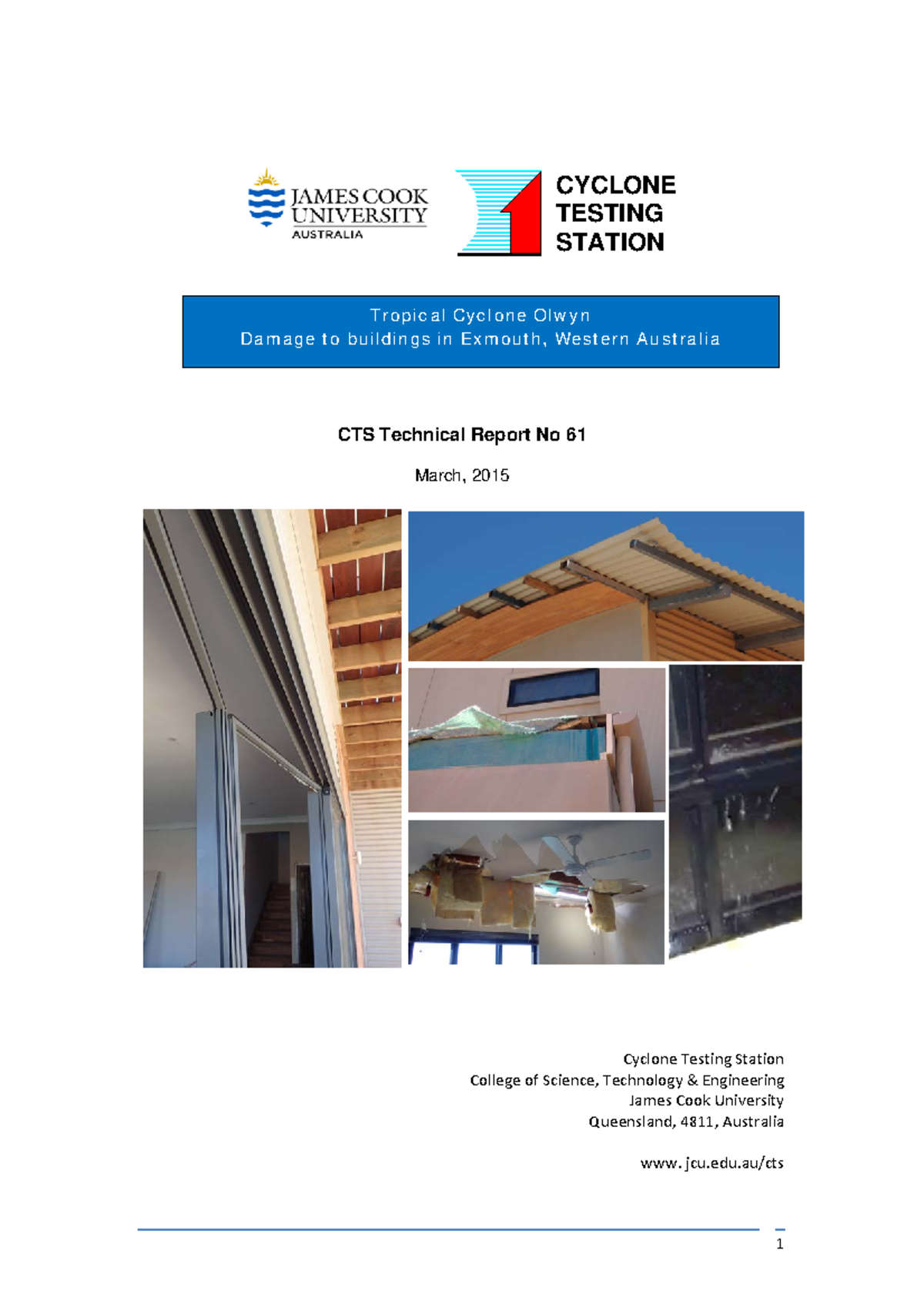 JCU Technical-Report-61-Tropical-Cyclone-Olwyn-Damage-to-buildings-in ...