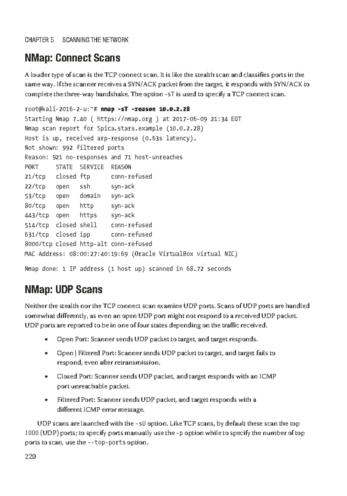 Cyber Operations-36 - NMap: Connect Scans A louder type of scan is the ...