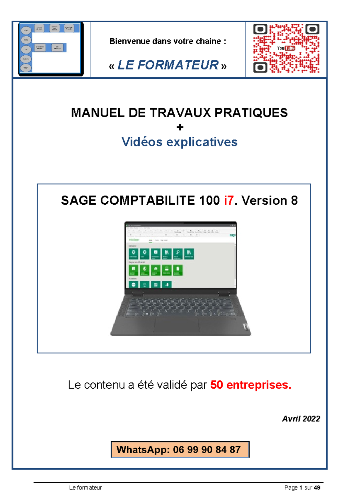 Sage Compta I Mtp Et Vid Os Explicatives Bienvenue Dans Votre Chaine Le Formateur