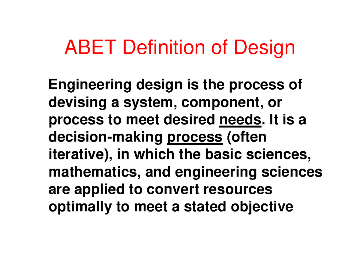 lec3-these-slides-ch-1-abet-definition-of-design-engineering-design