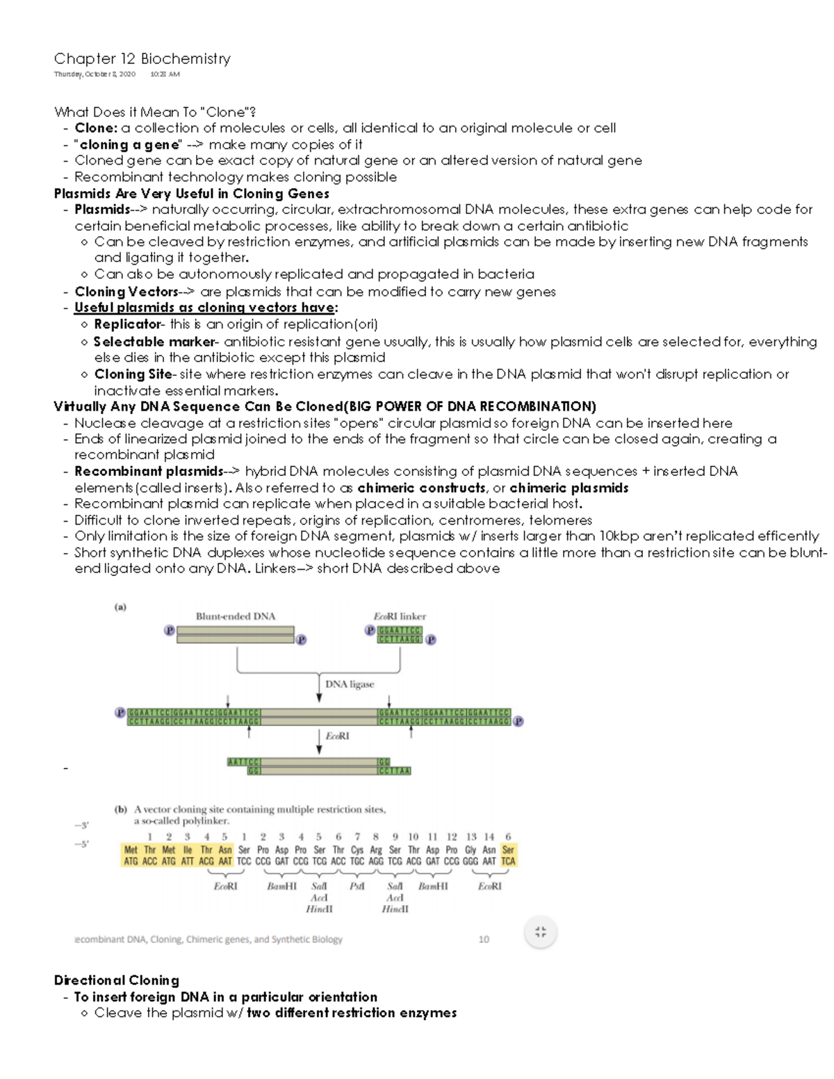 Chapter 12. Cloning Techniques - What Does it Mean To 