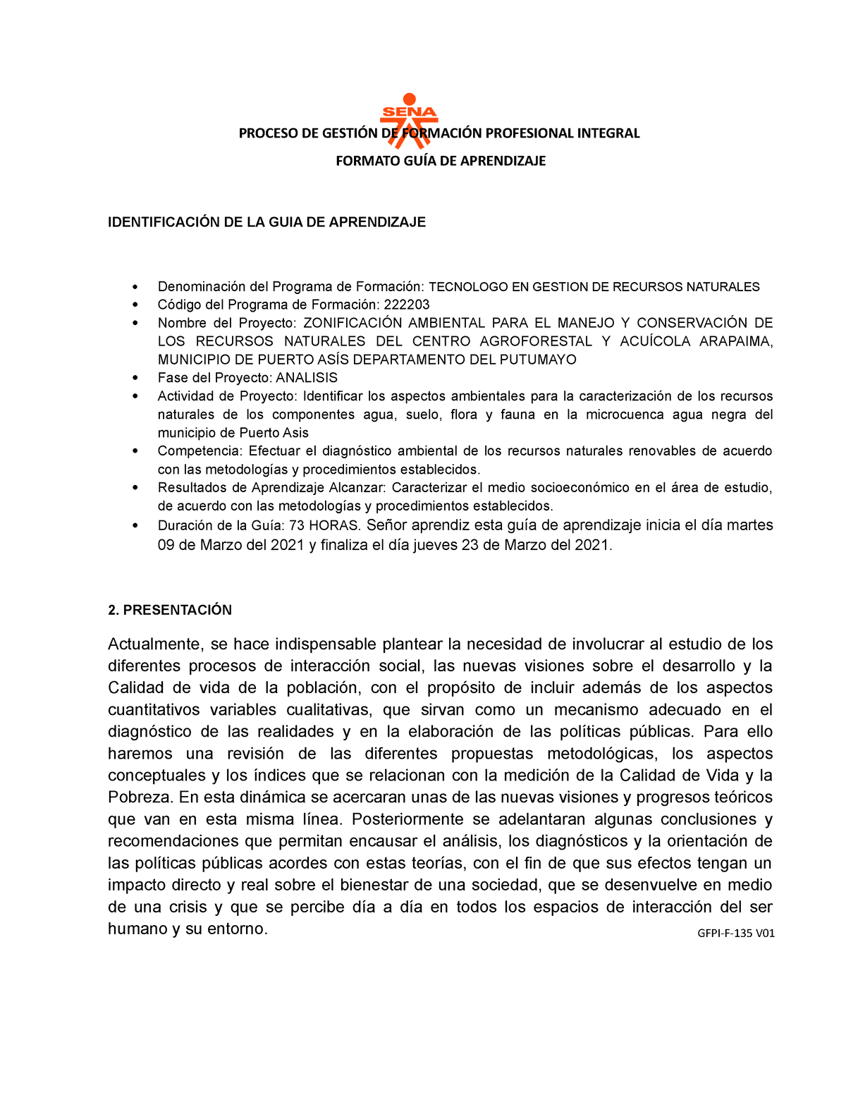 GFPI-F-135 C-2802011 69-R2-1 - PROCESO DE GESTIÓN DE FORMACIÓN ...