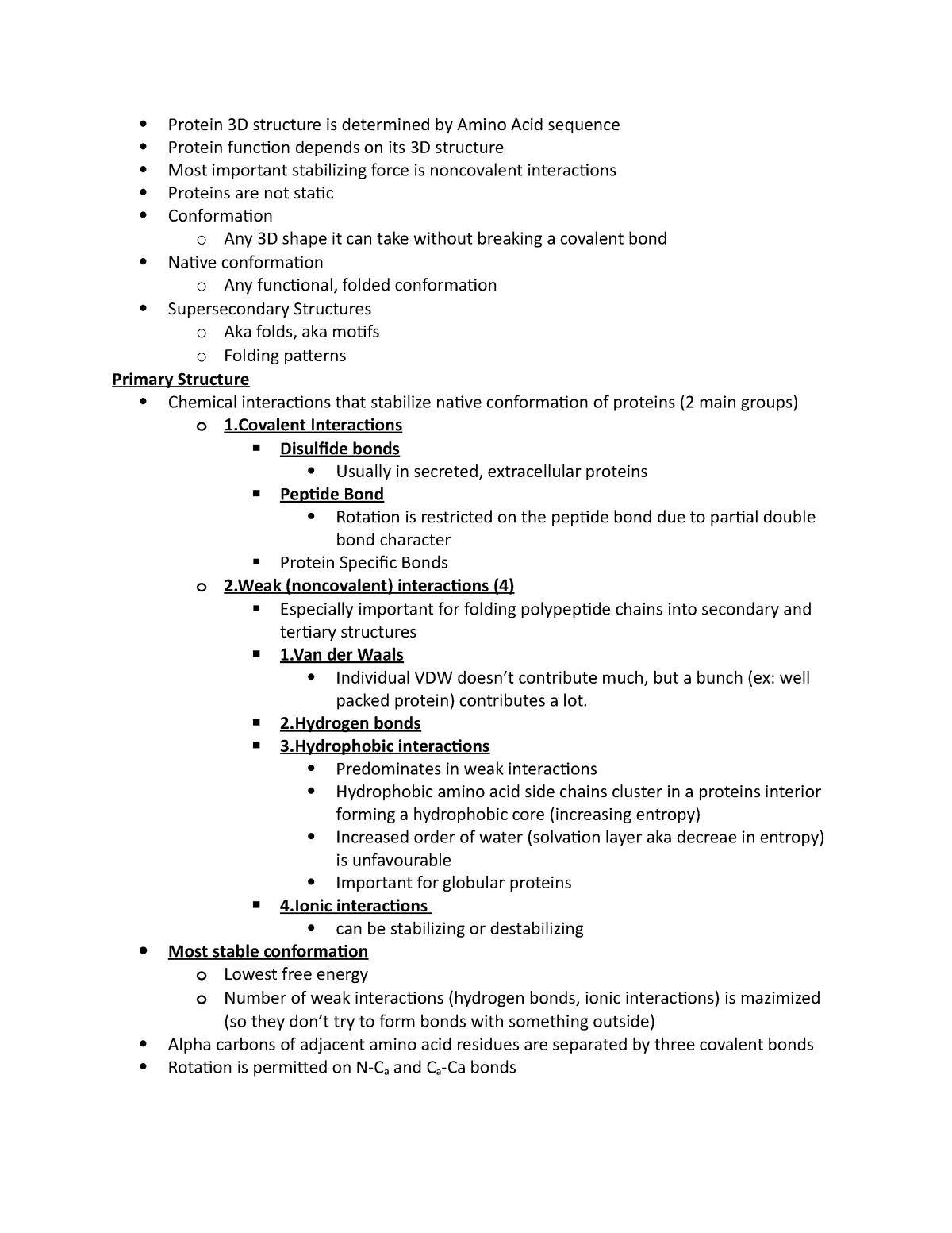 Proteins - Primary, Secondary, Tertiary, Quaternary Structures ...