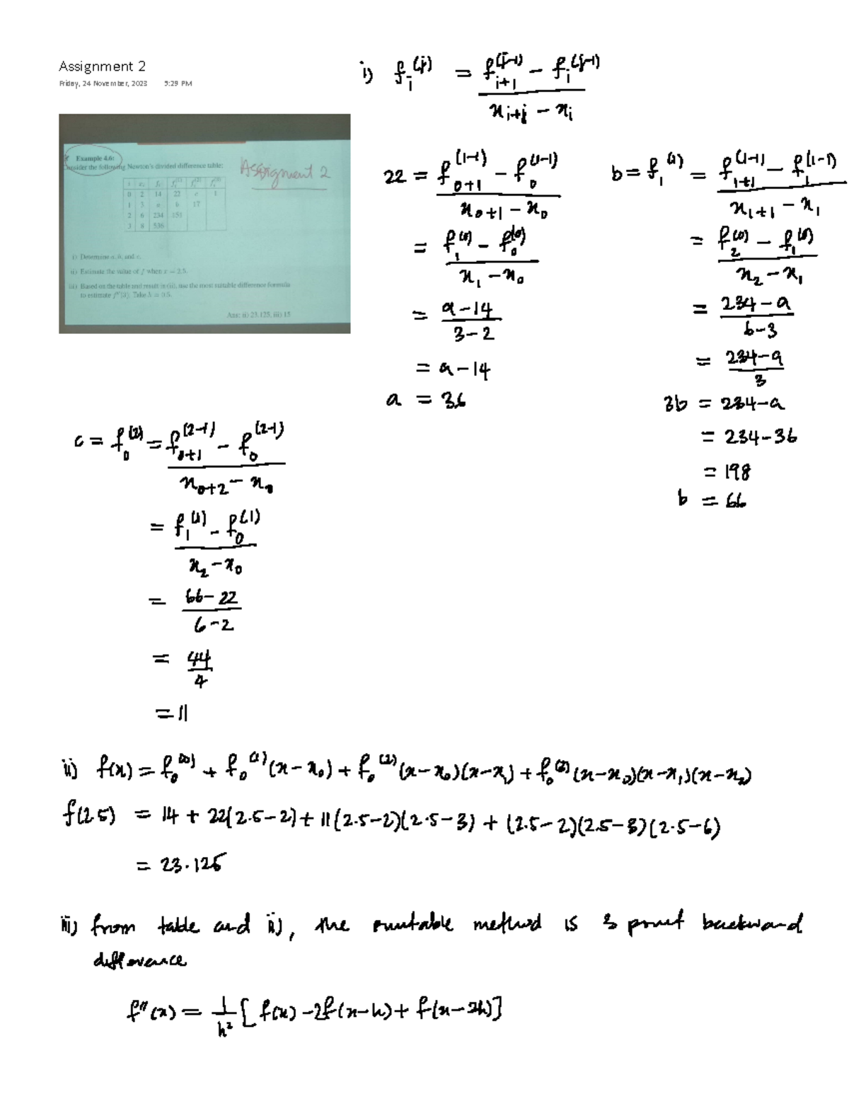 Newtons Divided Difference And Derivative Numerical Methods